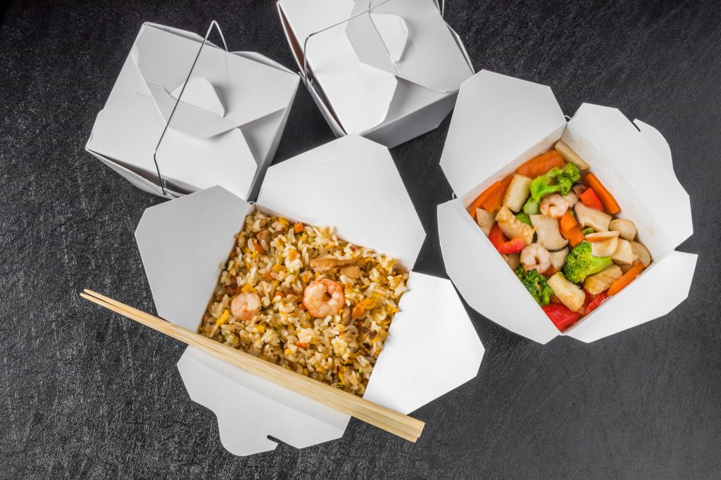 デリバリーで中国家庭料理