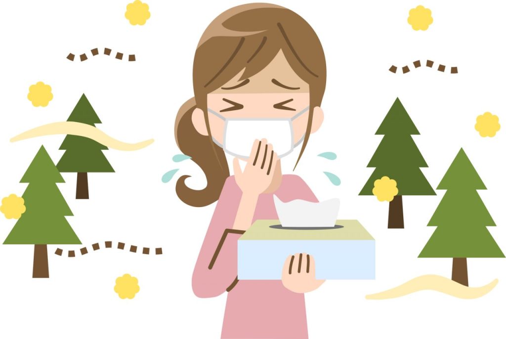 アレルギーは「对~过敏(duì ~ guòmǐn)」