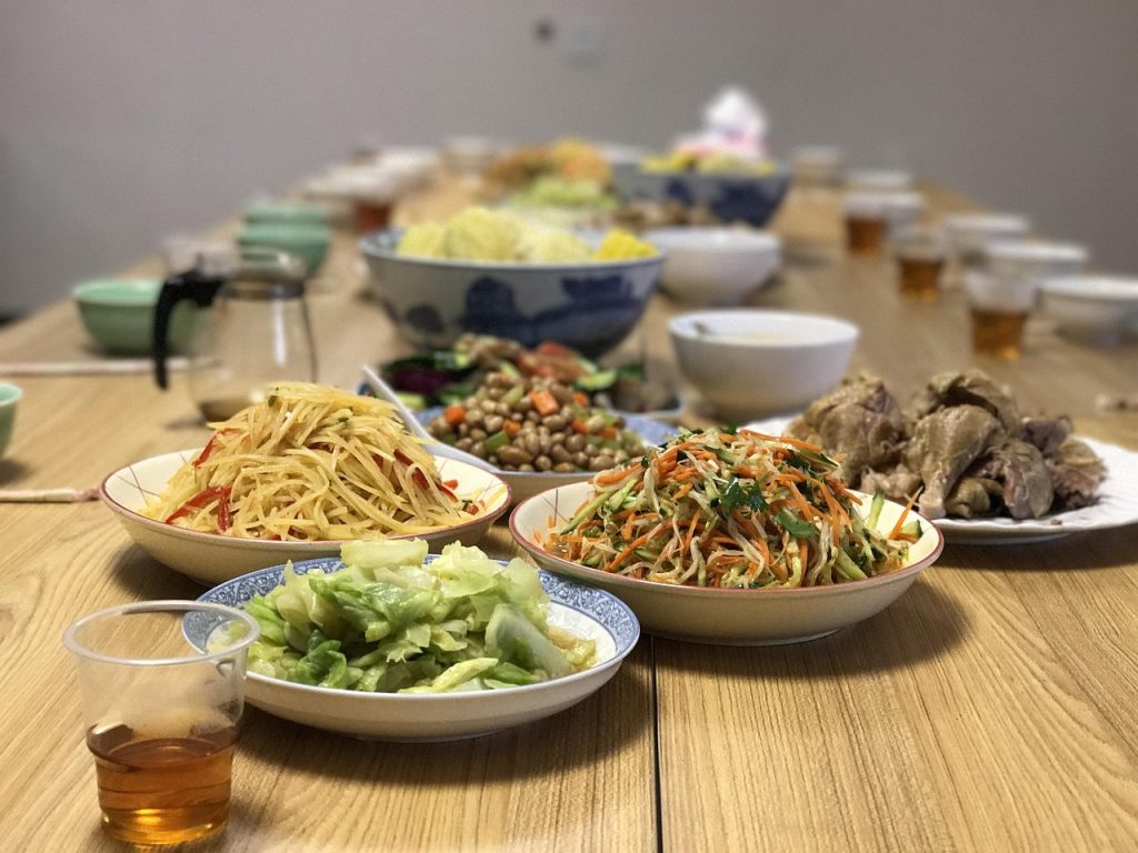 中国家庭料理は野菜が多め