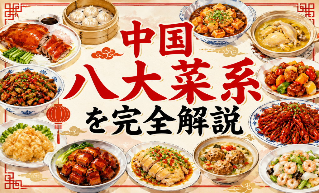 中国八大菜系を完全解説｜料理名を中国語で学びながら各地の味を知ろう