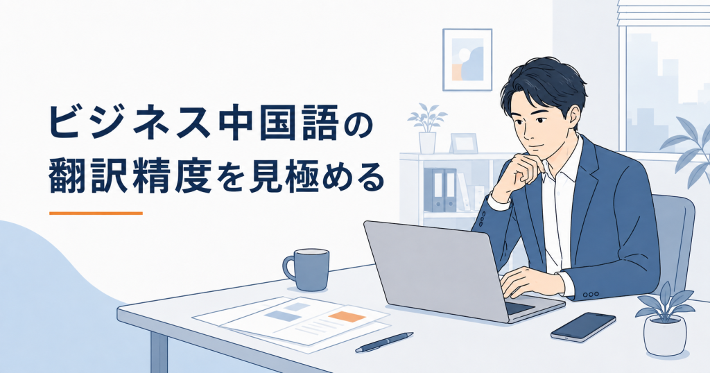 ビジネス中国語の翻訳精度を見極める｜訳文の選び方とチェック方法