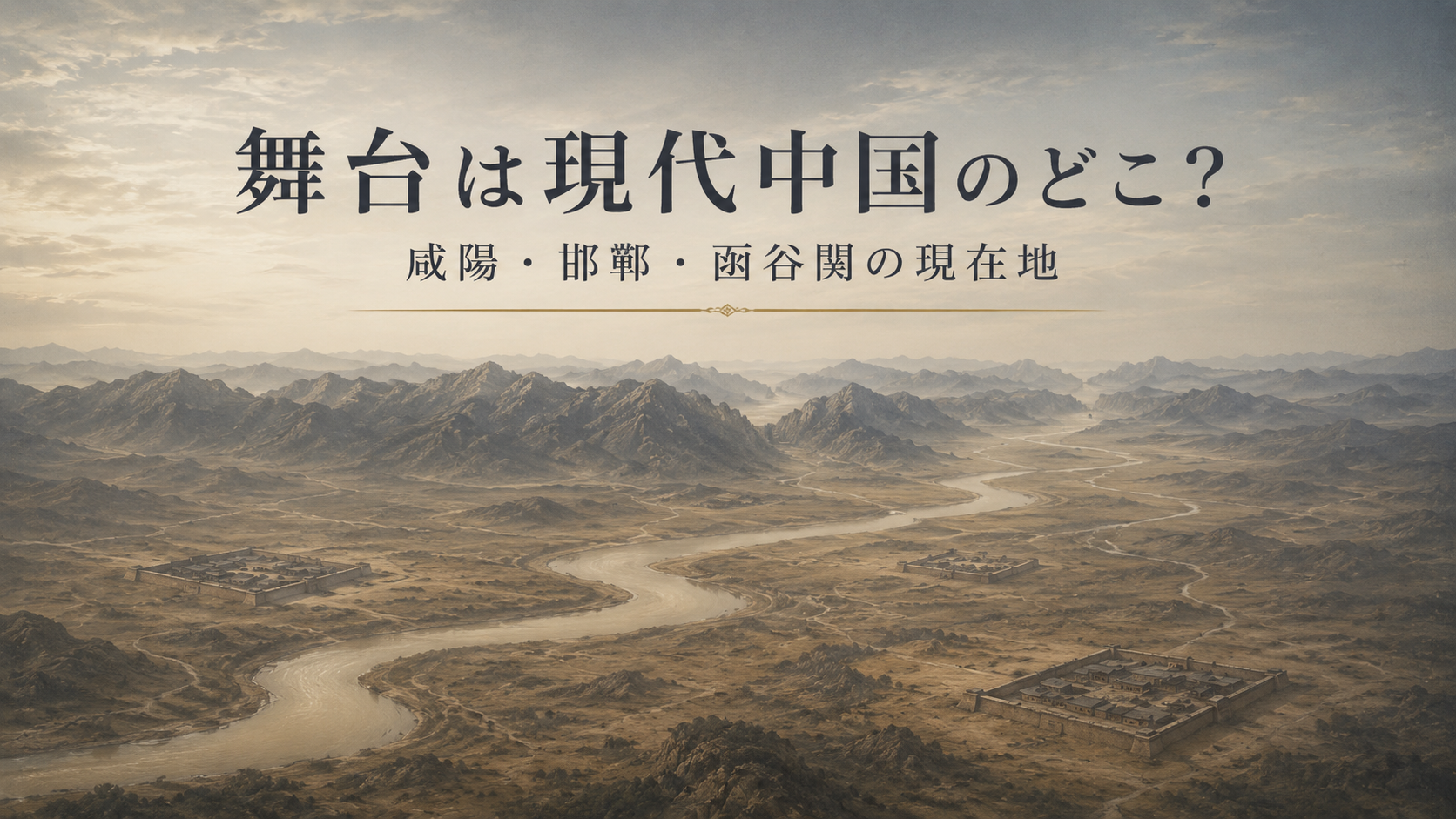【キングダムの舞台は今のどこ】咸陽や邯鄲の位置と戦国七雄地図