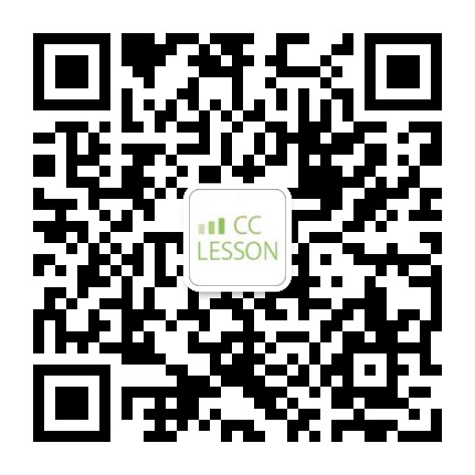 CCレッスンWeChat微信のQRコード